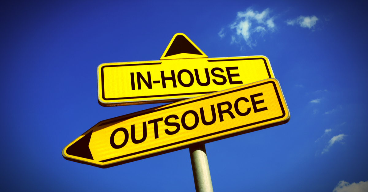 inhouse link building team versus outsourcing team