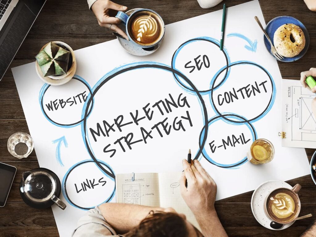 marketing aspects: links, seo, website, content, e-mail