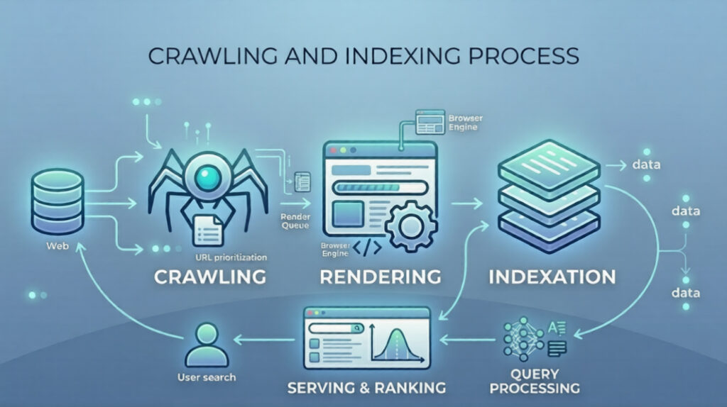 Crawling and Indexing process
