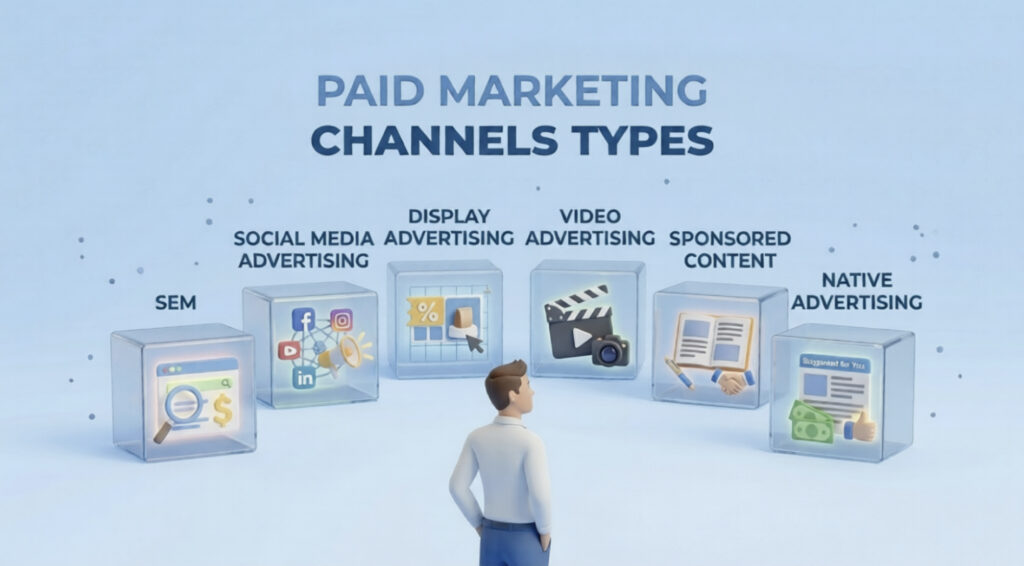 paid marketing channels types